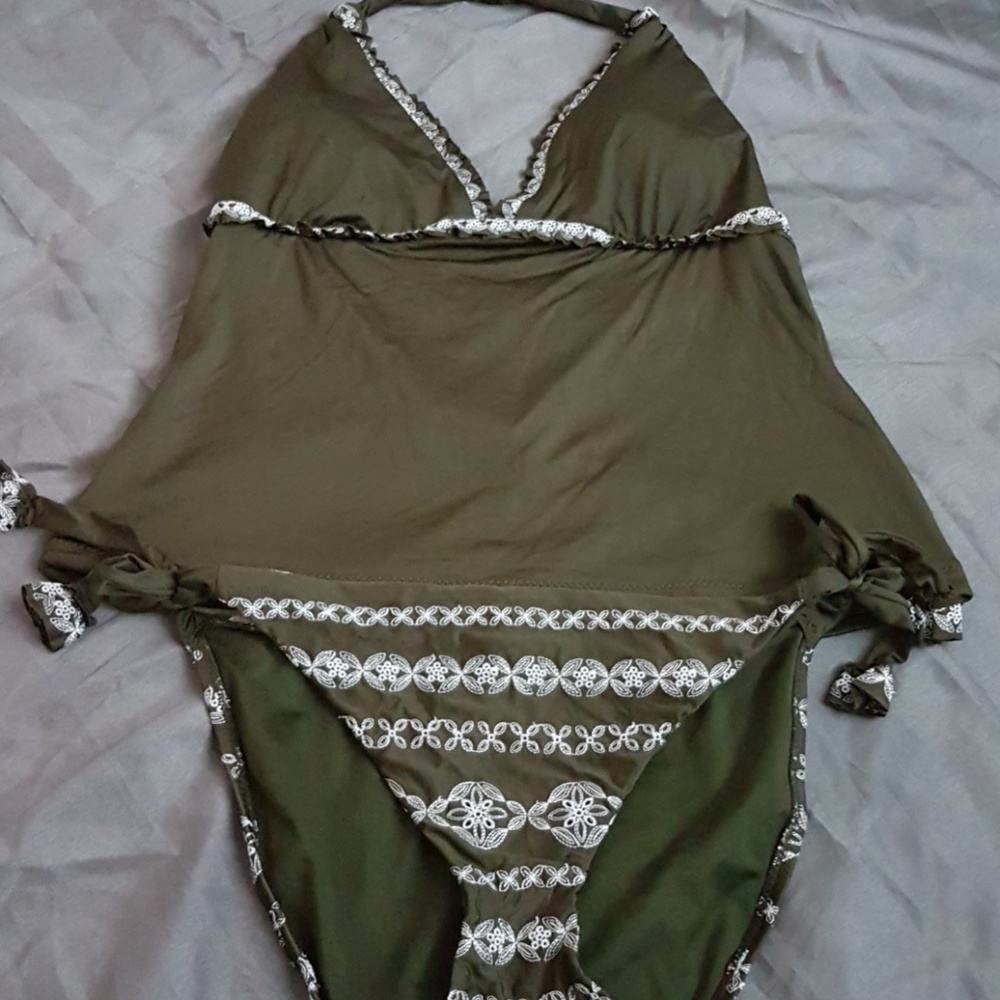 Becca Halter tankini